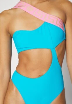 Versace One Piece - Badpak - Mediterranean Blue/Flamingo -Only Mode Winkel b38b77374cc146fb81bfadc604598a8c
