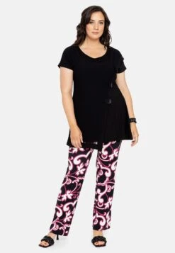 Print - Broek - Black