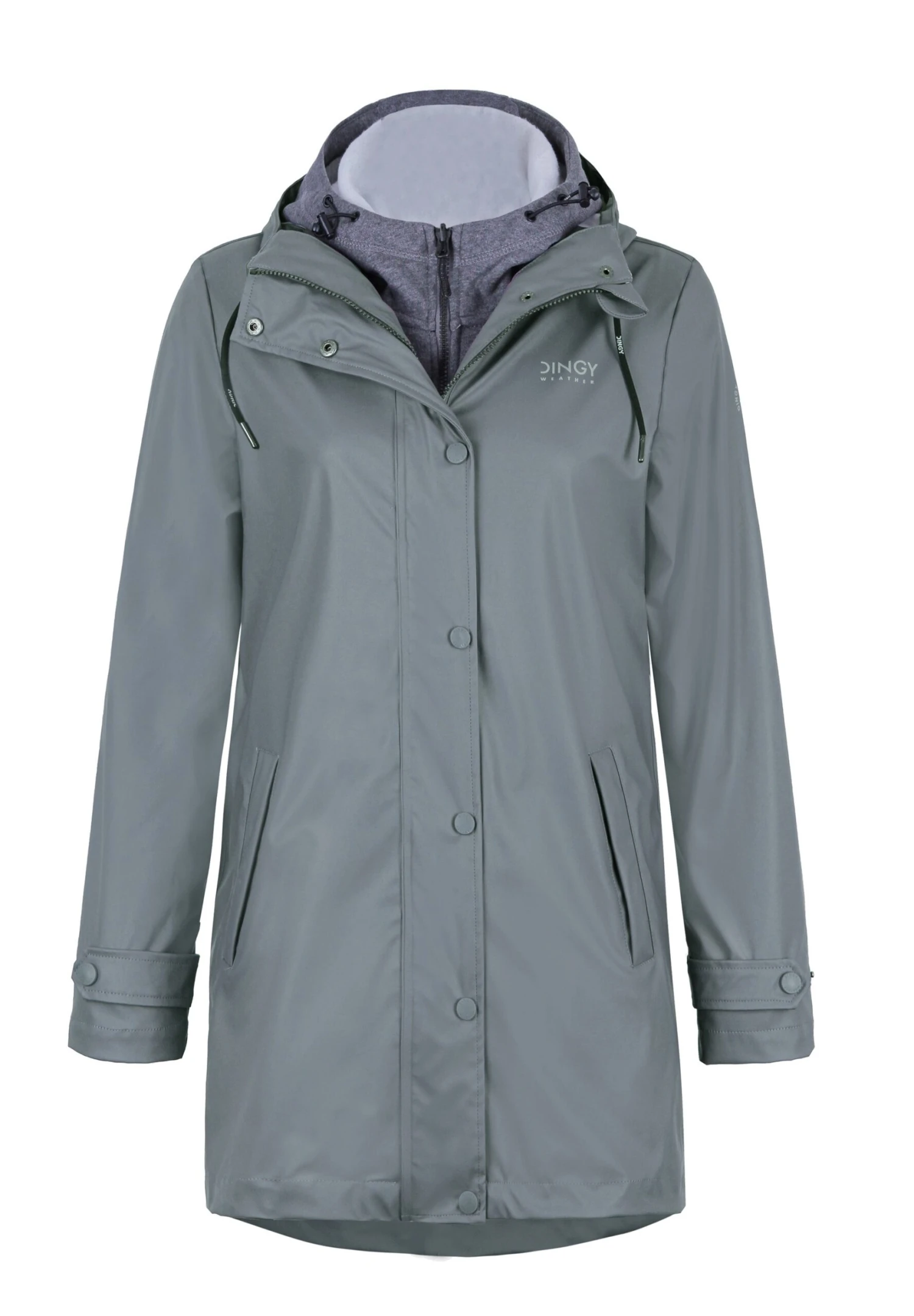 Helen - Halflange Jas - Grün 9 Helen - Halflange Jas - Grün - Afbeelding 9