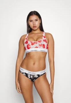 Unlined Bralette - Bustier - Remembered Hearts/Orange Odyssey -Only Mode Winkel b479d0085401430d9961e77917d2691a