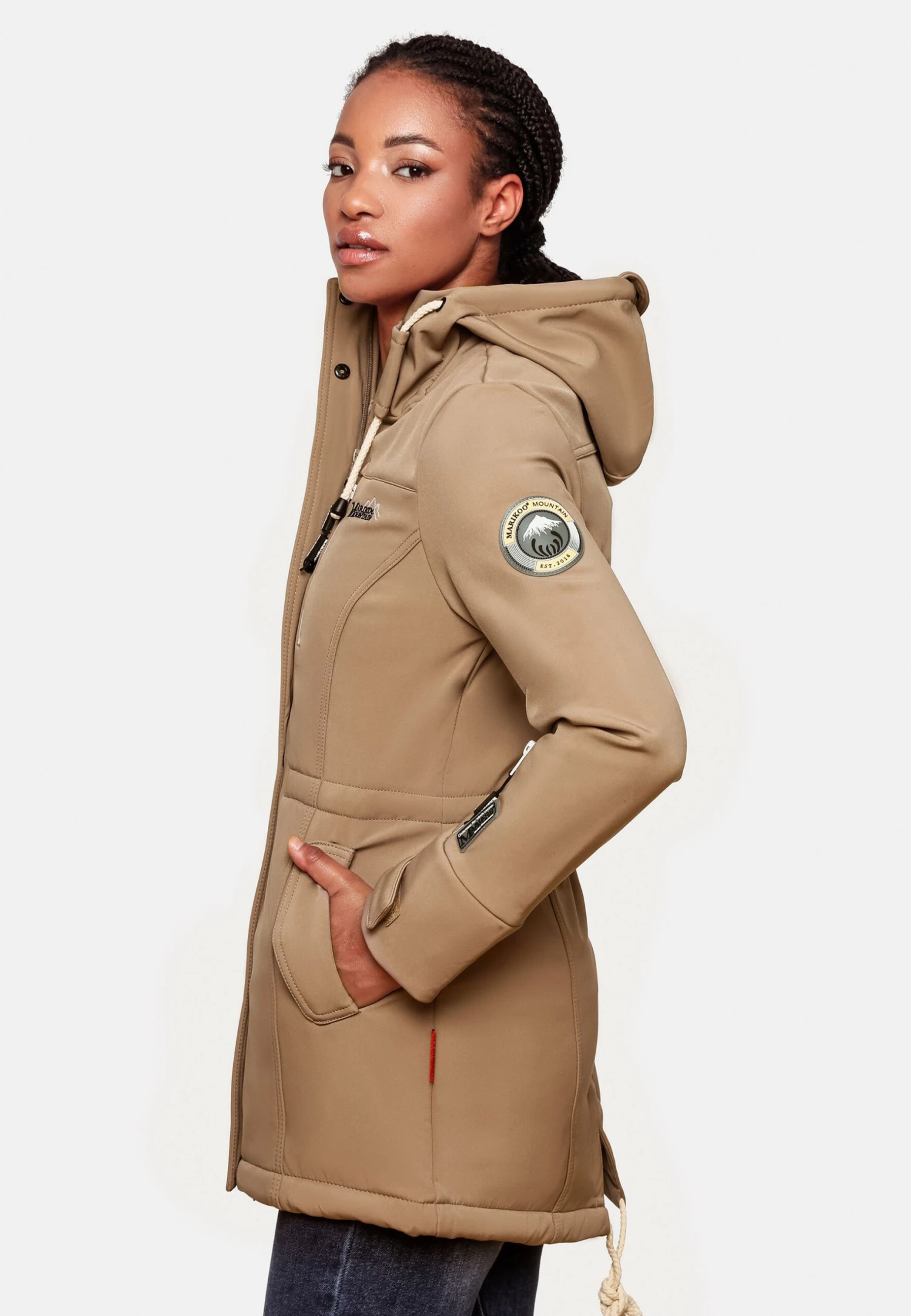 Marikoo Zimtzicke - Parka - Taupe Grey 3 Marikoo Zimtzicke - Parka - Taupe Grey - Afbeelding 3