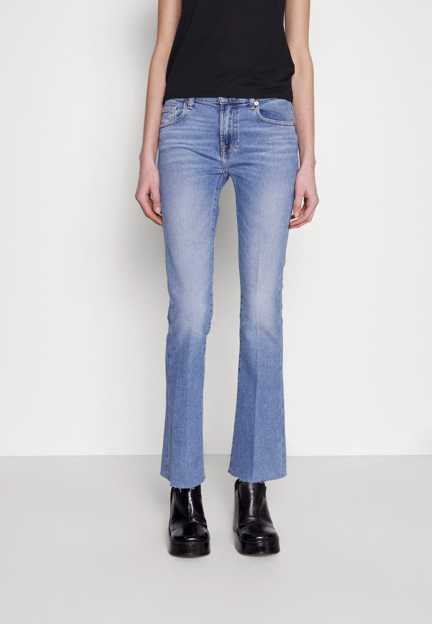 7 For All Mankind Tailorless Luxvinleg - Bootcut Jeans - Light Blue 1 7 For All Mankind Tailorless Luxvinleg - Bootcut Jeans - Light Blue