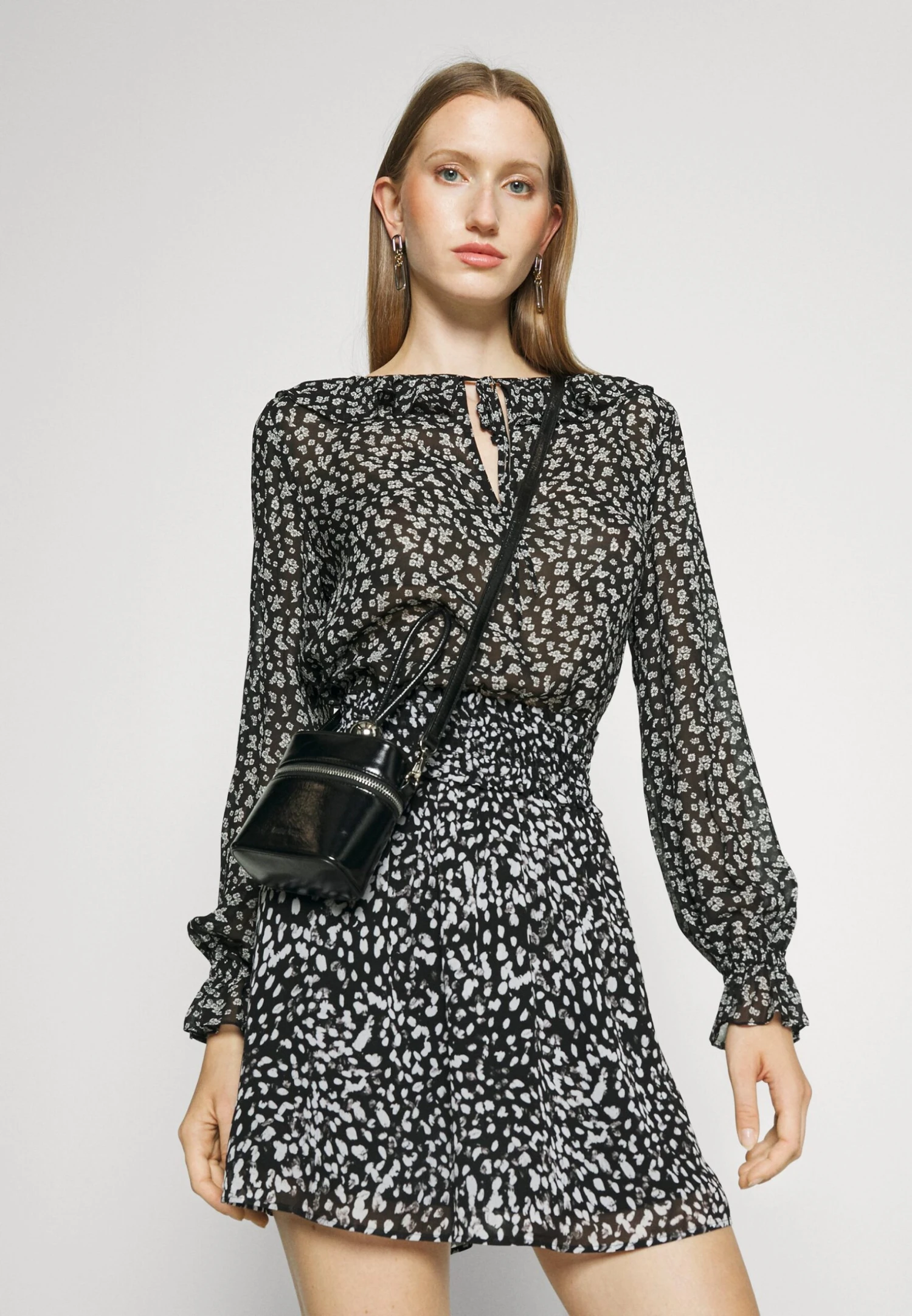 THE KOOPLES Jupe - Minirok - Black/White 4 THE KOOPLES Jupe - Minirok - Black/White - Afbeelding 4