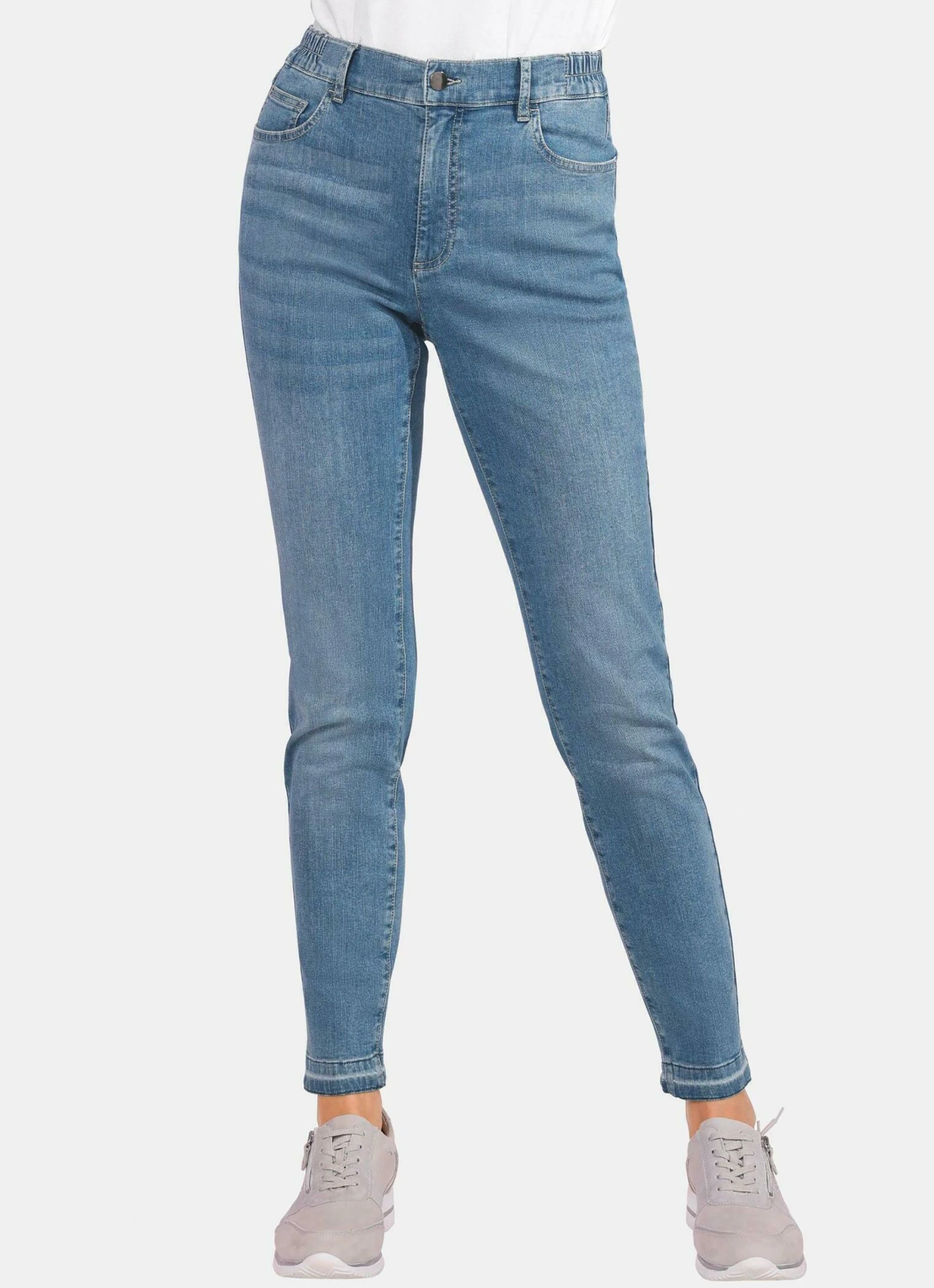 GOLDNER Slim Fit Jeans - Hellblau 1 GOLDNER Slim Fit Jeans - Hellblau