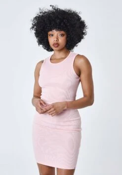 Sans Manches - Etui-Jurk - Rose