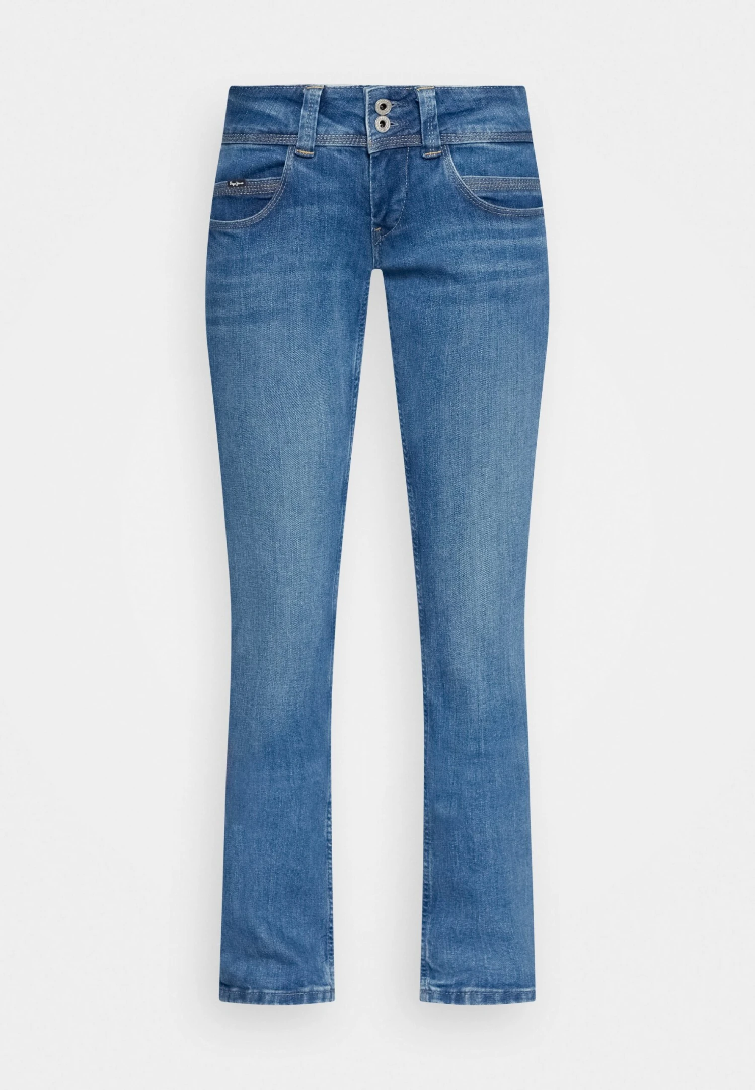 Pepe Jeans Venus Straight Fit Low Waist - Straight Leg Jeans - Blue 5 Pepe Jeans Venus Straight Fit Low Waist - Straight Leg Jeans - Blue - Afbeelding 5
