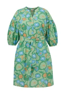 Triangle Mit Alloverprint - Jurk - Grün