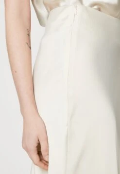 Selected Femme Slfrachelle Midi Skirt - A-Lijn Rok - Beige -Only Mode Winkel b881b13cd51f48c9a573e70eef501f90