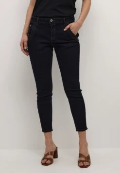 Cream Crsorya Deco Bow - Slim Fit Jeans - Rinse Dark Blue Denim Tobacco