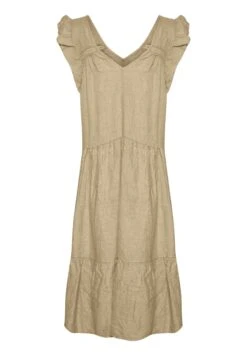 Cream Nina - Jurk - Warm Sand -Only Mode Winkel b8dd8e4224114b8ea655709e6b3fb245