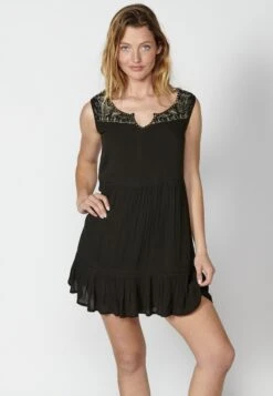 Koroshi Strap Dress - Jurk - Black -Only Mode Winkel b99b0a65850645858811b30d02d67e80