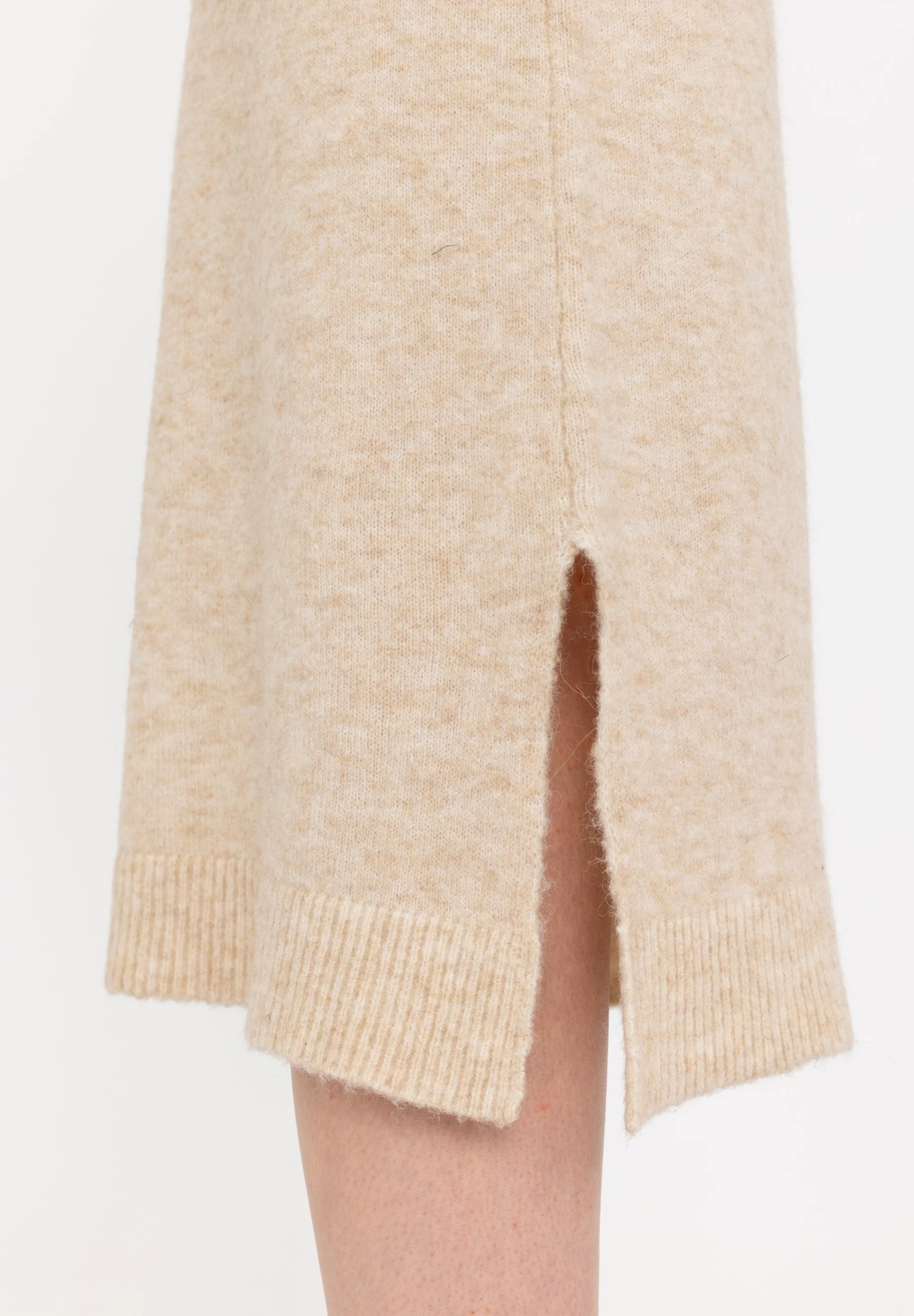 Soft Rebels Srallison- Gebreide Jurk - Whitecap Gray Melange 4 Soft Rebels Srallison- Gebreide Jurk - Whitecap Gray Melange - Afbeelding 4