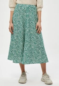 Peppercorn Fayda- A-Lijn Rok - Cadmium Green Pr