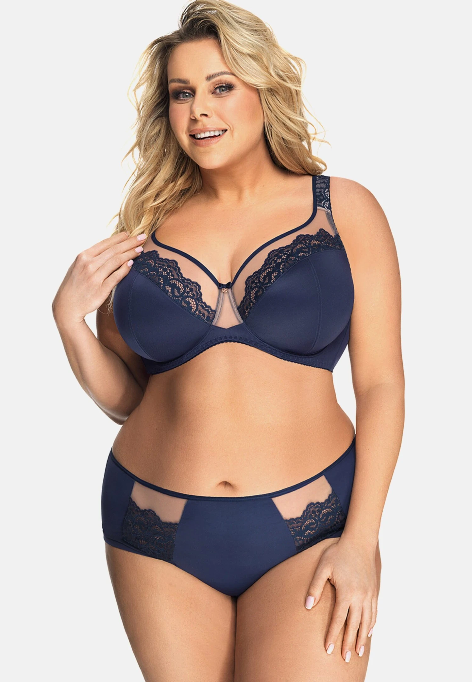 K441 Luisse - Beugel Bh - Dark Blue 2 K441 Luisse - Beugel Bh - Dark Blue - Afbeelding 2