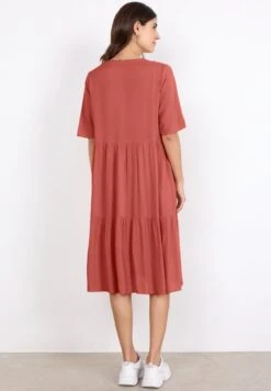 Soyaconcept Sc-Radia- Jurk - Dusty Red 8 Soyaconcept Sc-Radia- Jurk - Dusty Red -Only Mode Winkel bbb8f8b8bb9c4498aebbd9cb582b092d