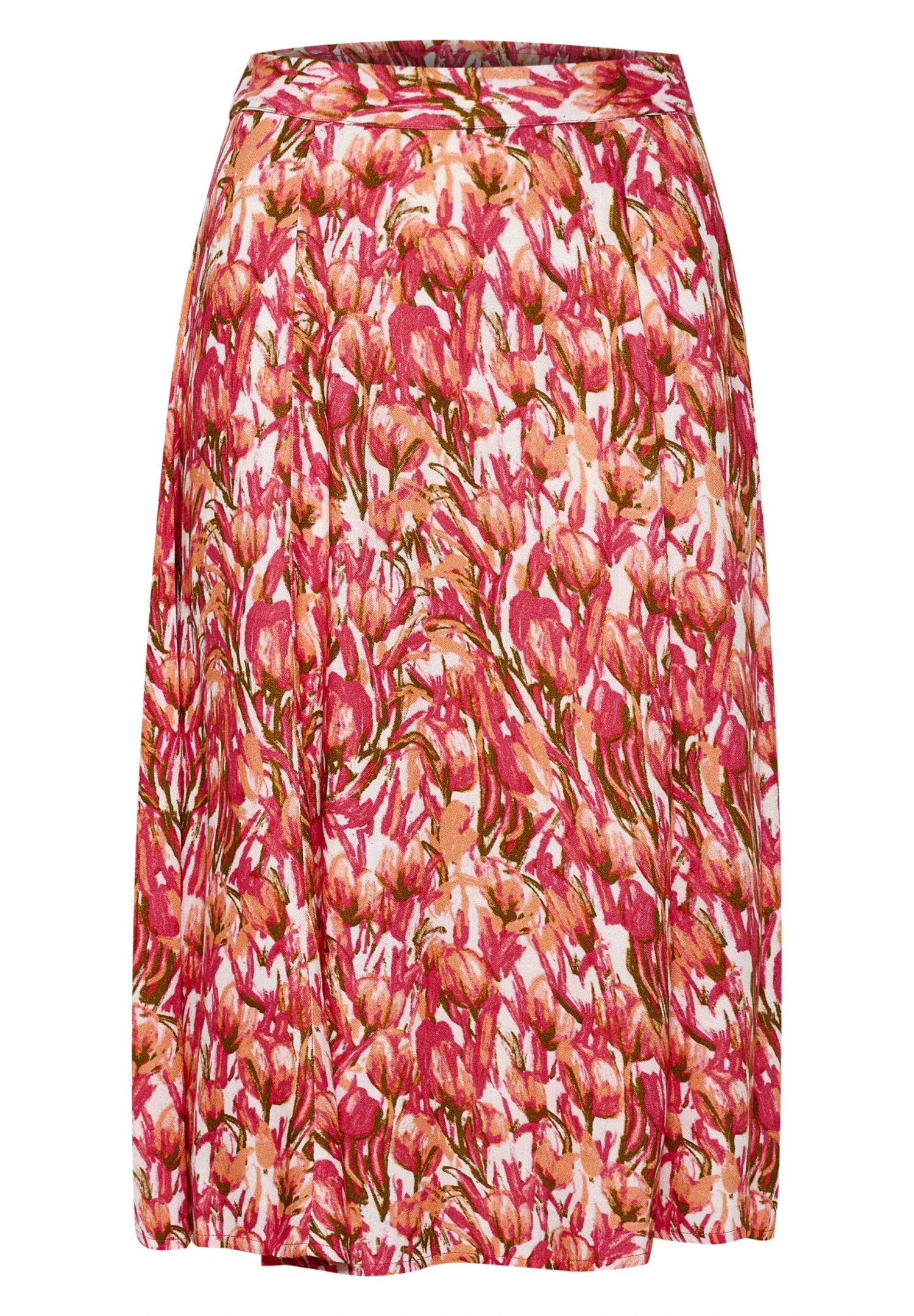 Kaffe Bpjosefine - A-Lijn Rok - Papaya Flower Print 6 Kaffe Bpjosefine - A-Lijn Rok - Papaya Flower Print - Afbeelding 6