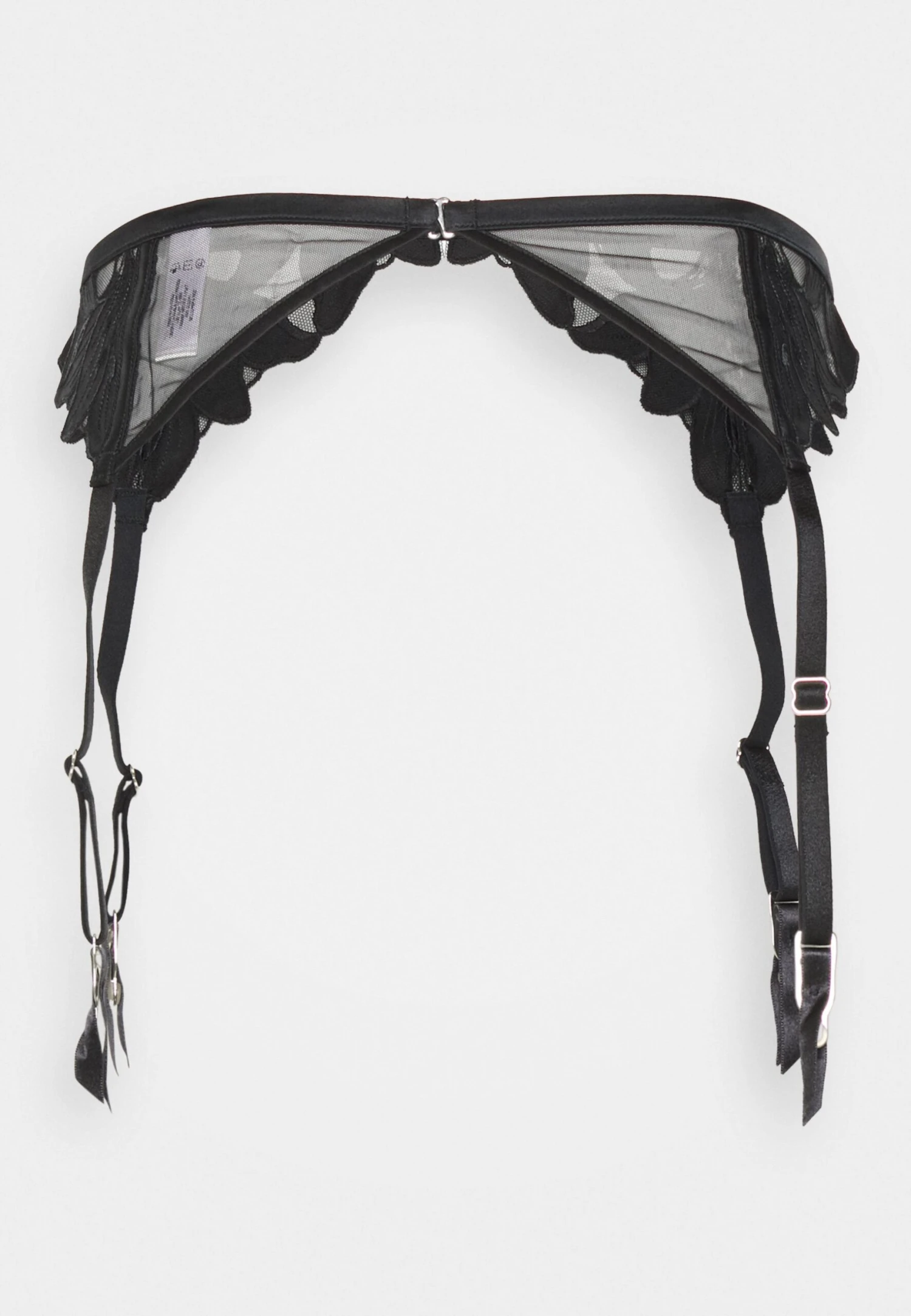 Fleur Du Mal Embroidery Garter Belt - Jarretels - Black 2 Fleur Du Mal Embroidery Garter Belt - Jarretels - Black - Afbeelding 2