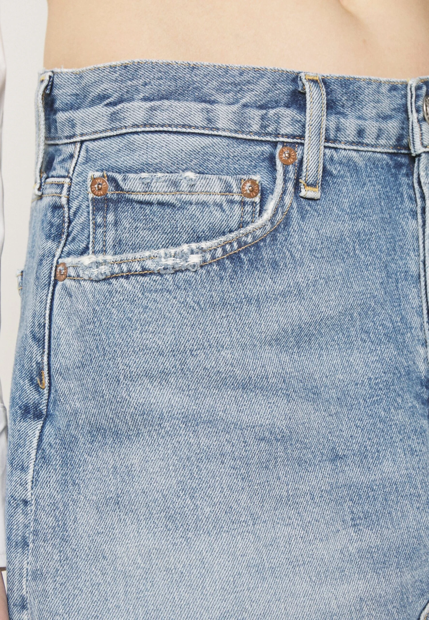 AGOLDE Parker Skirt - Jeansrok - Blue Denim 7 AGOLDE Parker Skirt - Jeansrok - Blue Denim - Afbeelding 7