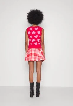 Monki Minirok - Lihgt Red/Pink -Only Mode Winkel bc63cc91fd314a949806b6e86d7faa00