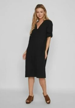 Vila Langärmeliges - Jurk - Black -Only Mode Winkel bcc5ae422bd7458a93aacb6a4ebe2d13