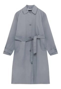 PULL & BEAR Oversized - Trenchcoat - Stone Blue Denim 12 PULL & BEAR Oversized - Trenchcoat - Stone Blue Denim -Only Mode Winkel bcf3f488bfb74e39a8df3f3543c73a4c