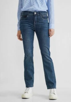 STREET ONE Casual- Bootcut Jeans - Blau