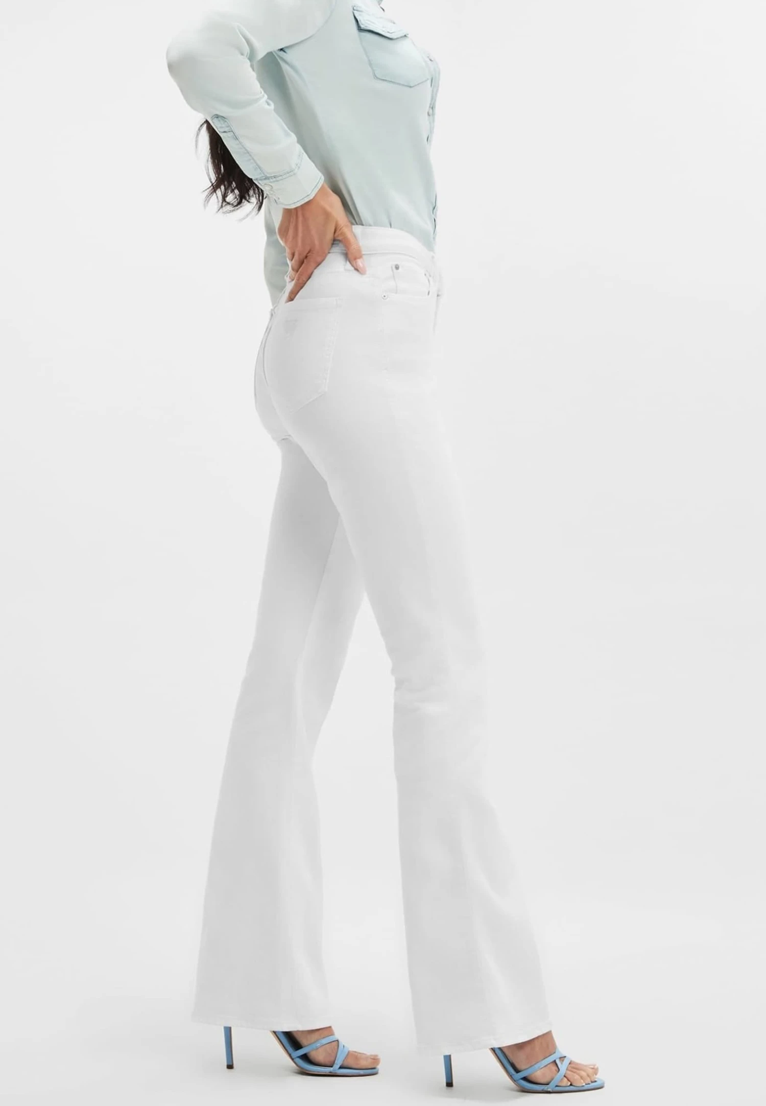 Guess Flared Jeans - Bordeaux 4 Guess Flared Jeans - Bordeaux - Afbeelding 4