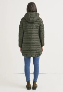 Quilted Lightweight- Winterjas - Khaki Green -Only Mode Winkel bdf289f2037246b29e2a542951afe1df