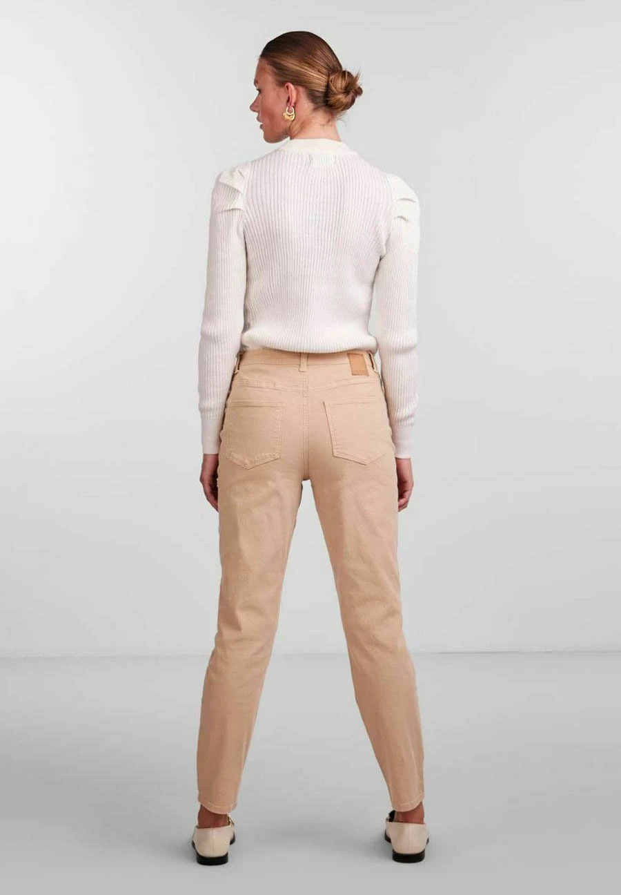 Pieces Kesia Mom Hw Ank Jns Noos Bc - Slim Fit Jeans - Irish Cream 3 Pieces Kesia Mom Hw Ank Jns Noos Bc - Slim Fit Jeans - Irish Cream - Afbeelding 3