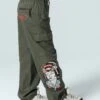 Ed Hardy Tokyo Geisha - Cargobroek - Dusty Olive