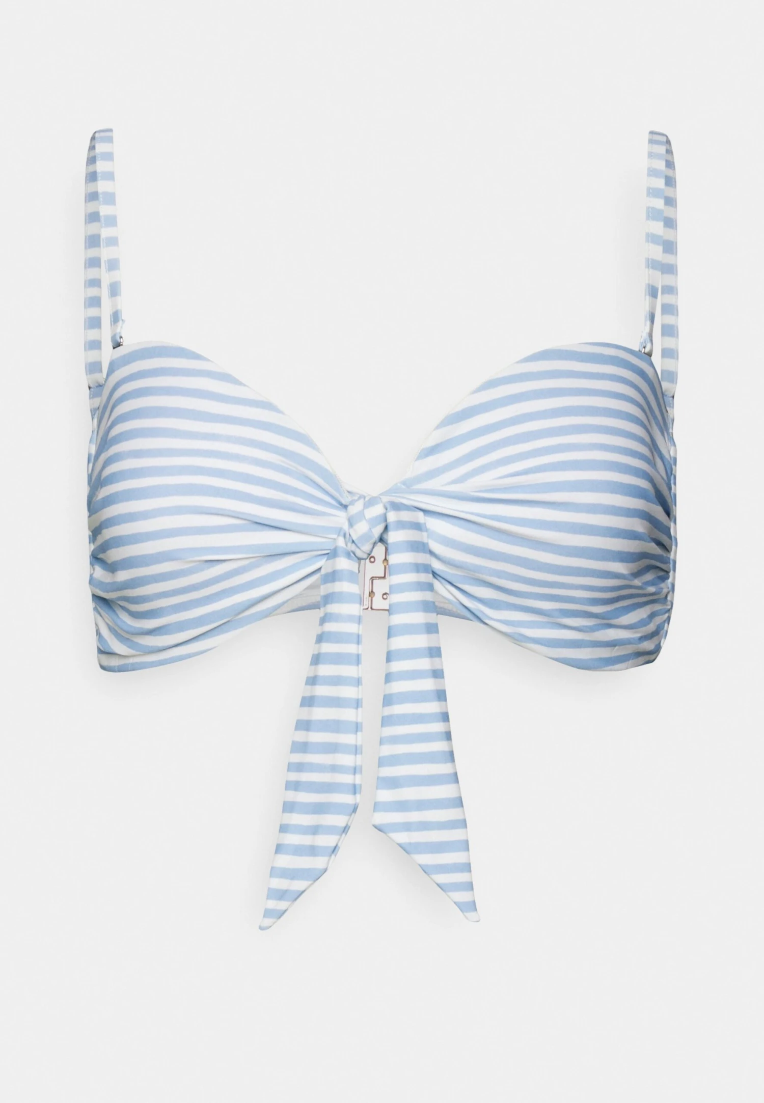 Seafolly Summer Crush Twist Tie Front Bandeau - Bikinitop - Powder Blue 6 Seafolly Summer Crush Twist Tie Front Bandeau - Bikinitop - Powder Blue - Afbeelding 6