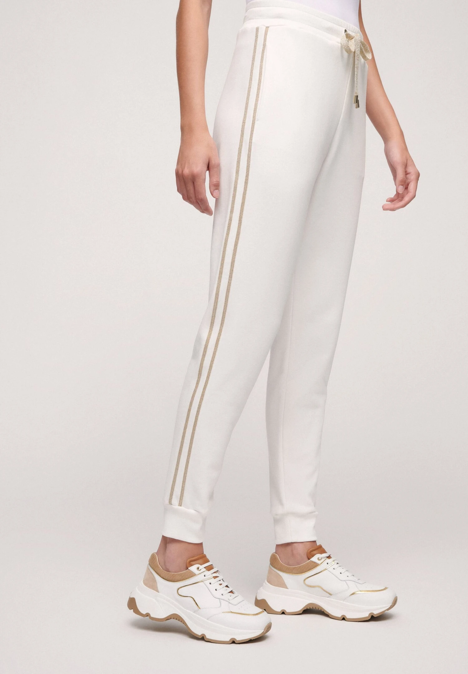 LUISA SPAGNOLI Abete - Trainingsbroek - Panna 4 LUISA SPAGNOLI Abete - Trainingsbroek - Panna - Afbeelding 4