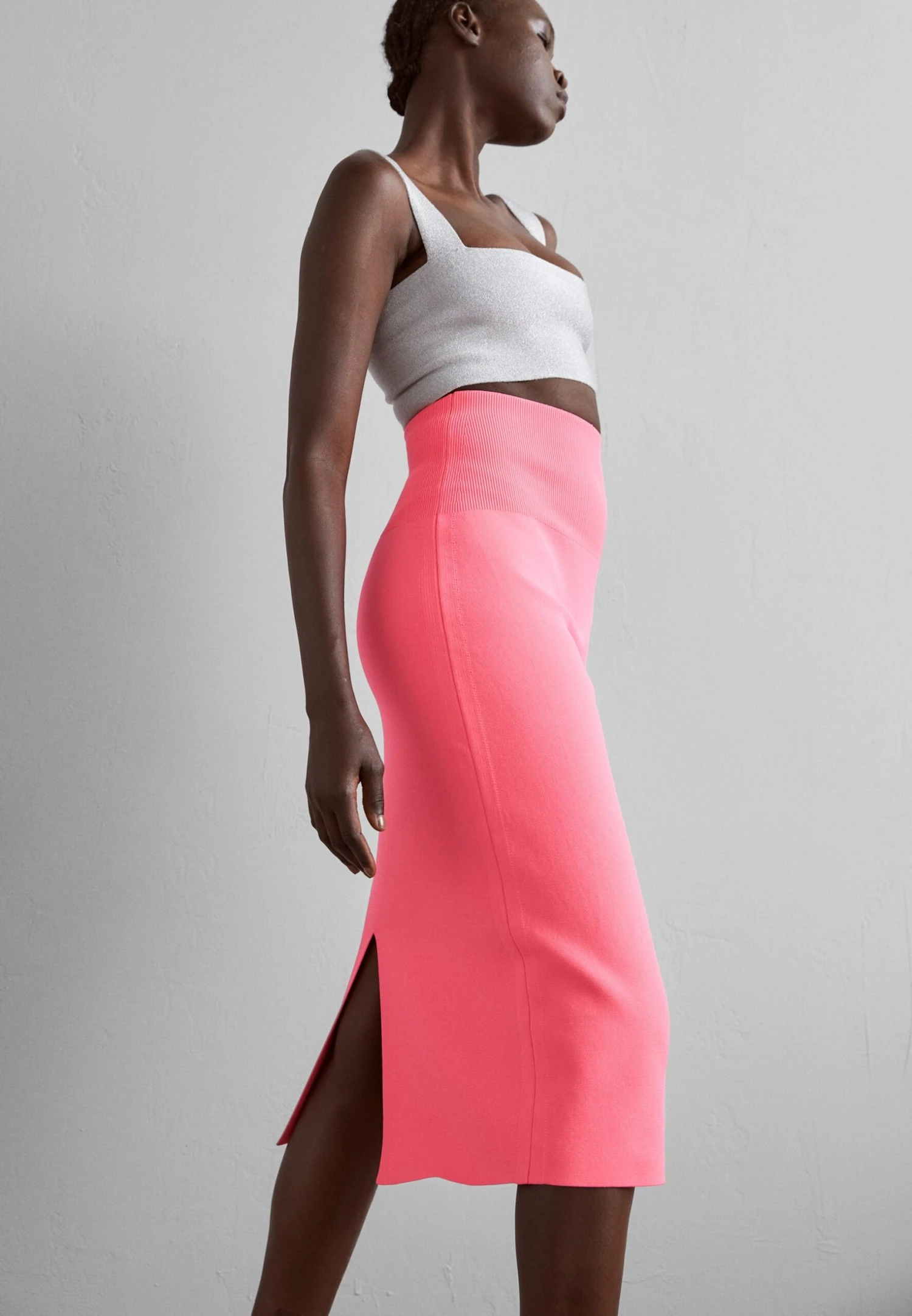 Victoria Beckham Bodyline Fitted Skirt - Kokerrok - Pink 1 Victoria Beckham Bodyline Fitted Skirt - Kokerrok - Pink