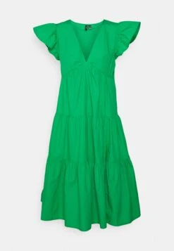 Vero Moda Petite Vmjarlotte Calf Slit Dress - Jurk - Bright Green 10 Vero Moda Petite Vmjarlotte Calf Slit Dress - Jurk - Bright Green -Only Mode Winkel bf3e92be97d84e66be8c4c9291aa24cc