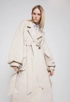 ELLEME Maxi Sleeve Coat - Trenchcoat - Beige -Only Mode Winkel bf71f8bdf6c54c9ab25cbd27e8b27de1