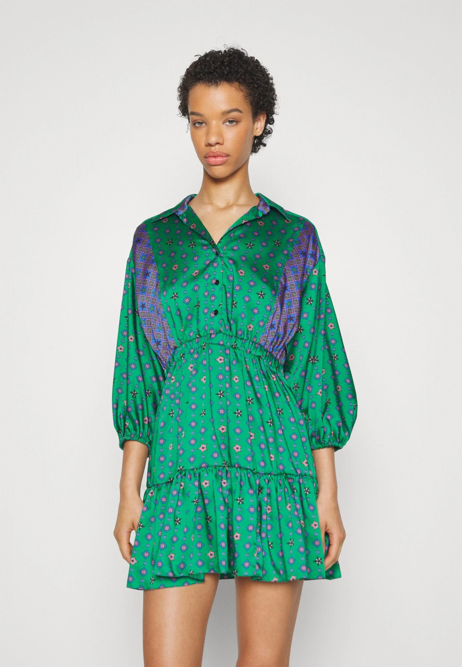 Sandro Robe - Blousejurk - Vert 3 Sandro Robe - Blousejurk - Vert - Afbeelding 3