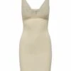 ONLY Onltracy Shape Up Bonded Slip Dress - Shapewear - Nude