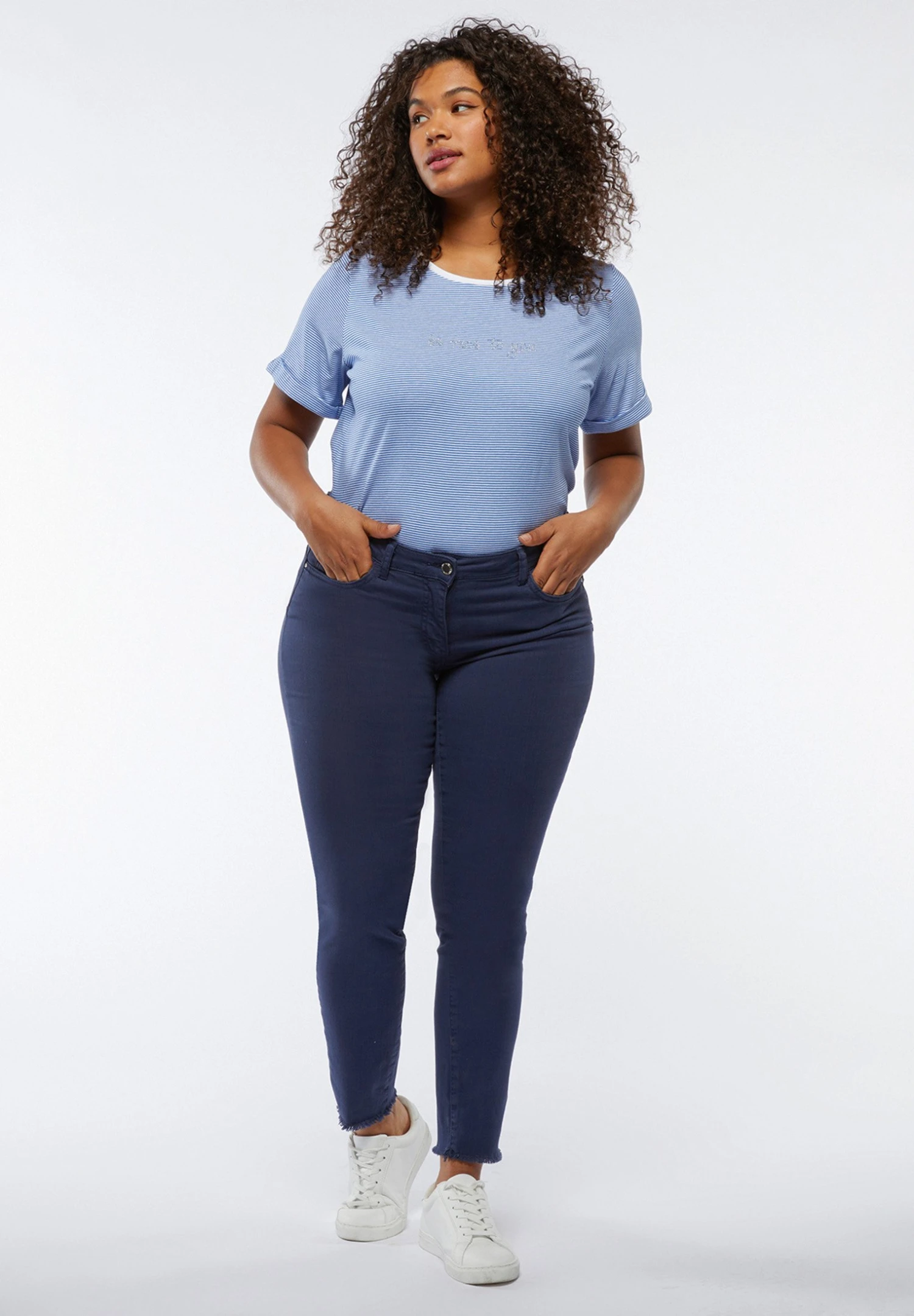 Slim Fit Jeans - Blu 2 Slim Fit Jeans - Blu - Afbeelding 2