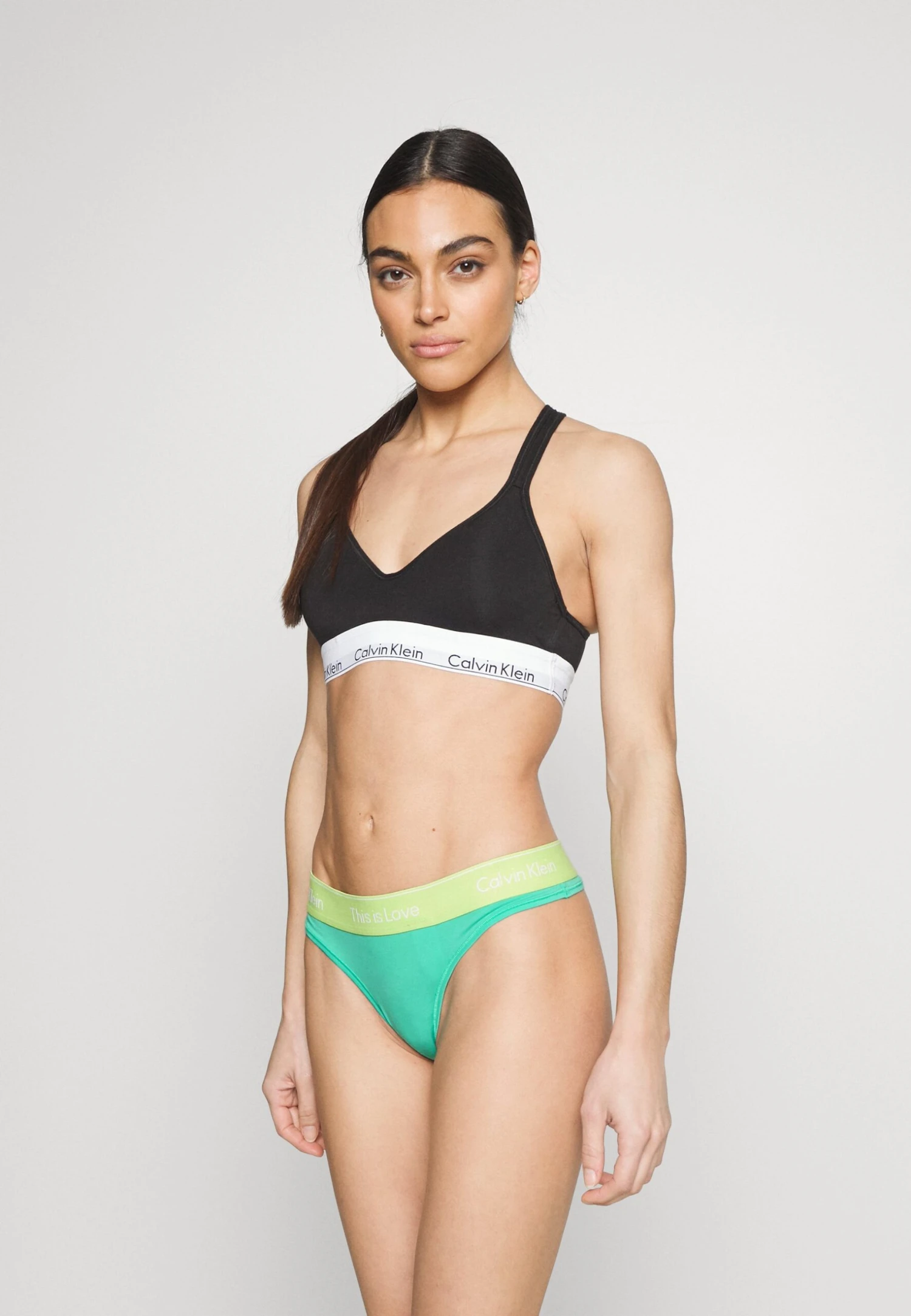 Thong - String - Aqua Green 2 Thong - String - Aqua Green - Afbeelding 2