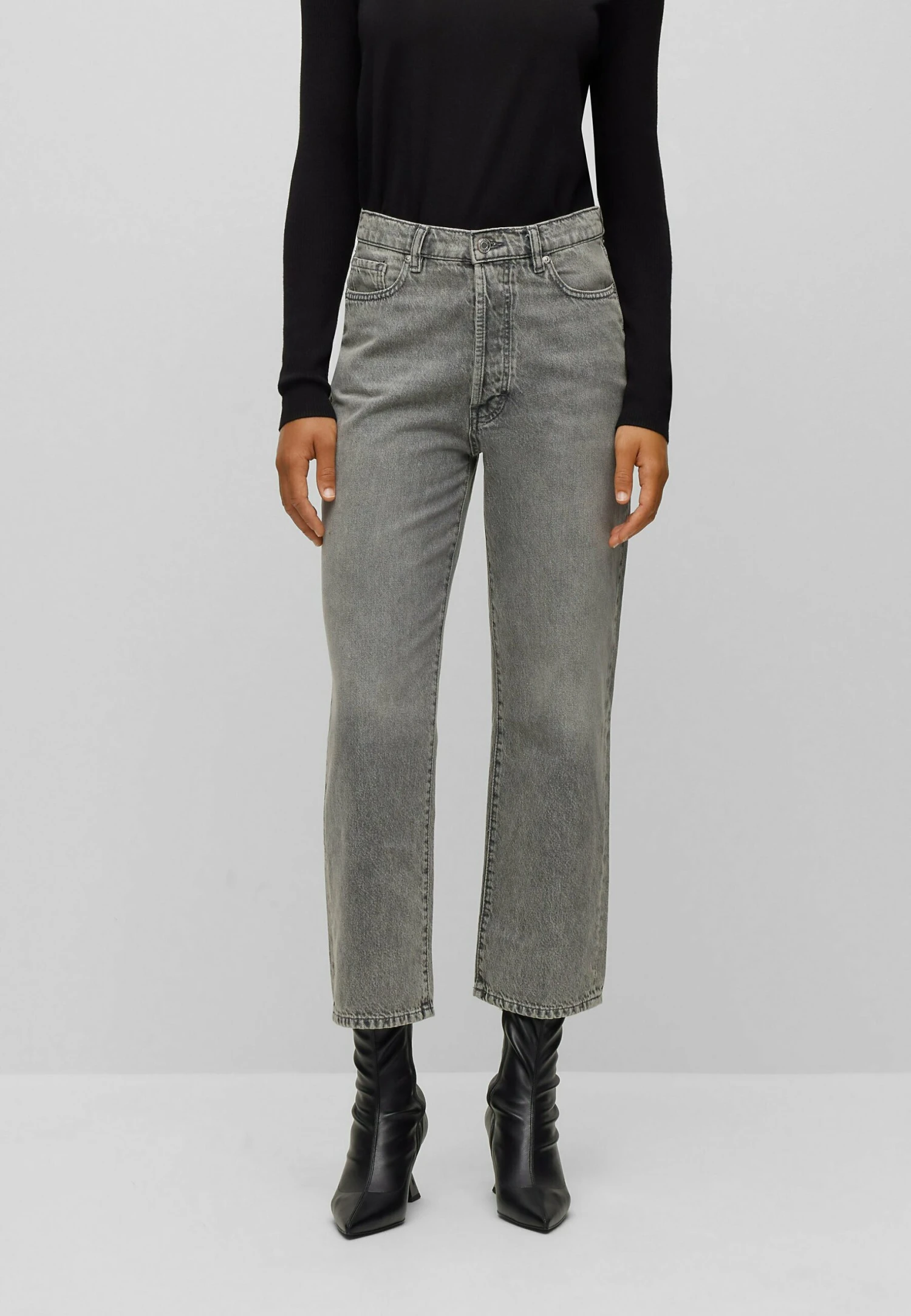 Hugo Flared Jeans - Grey 1 Hugo Flared Jeans - Grey