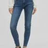 Vila Jeans Skinny Fit - Medium Blue Denim