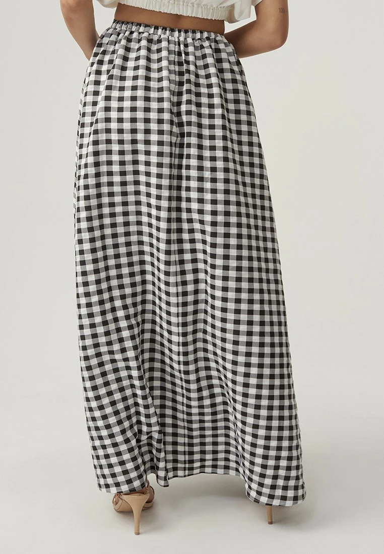 Liam- Maxirok - Gingham 4 Liam- Maxirok - Gingham - Afbeelding 4