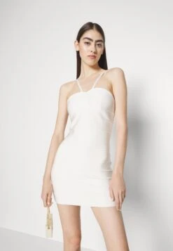 HERVE LEGER Hl Mini Dress - Etui-Jurk - White -Only Mode Winkel c0b42eefae554fc0840bdb1bb2e94554