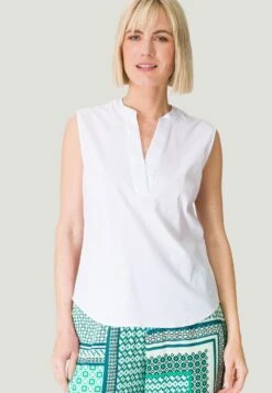 Zero Mit V Ausschnitt - Blouse - Brilliant White
