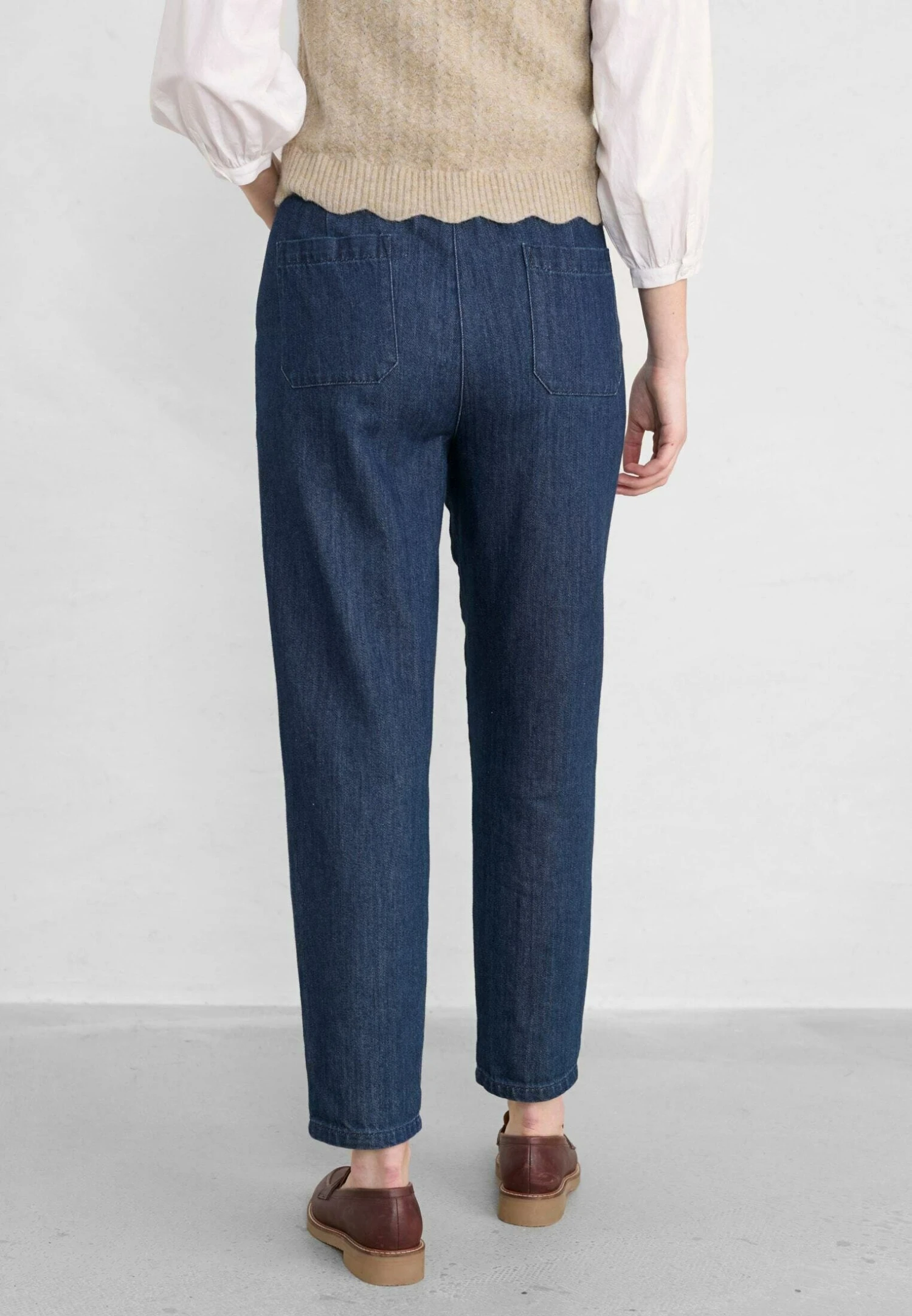 Marsland- Relaxed Fit Jeans - Dark Wash Indigo 3 Marsland- Relaxed Fit Jeans - Dark Wash Indigo - Afbeelding 3