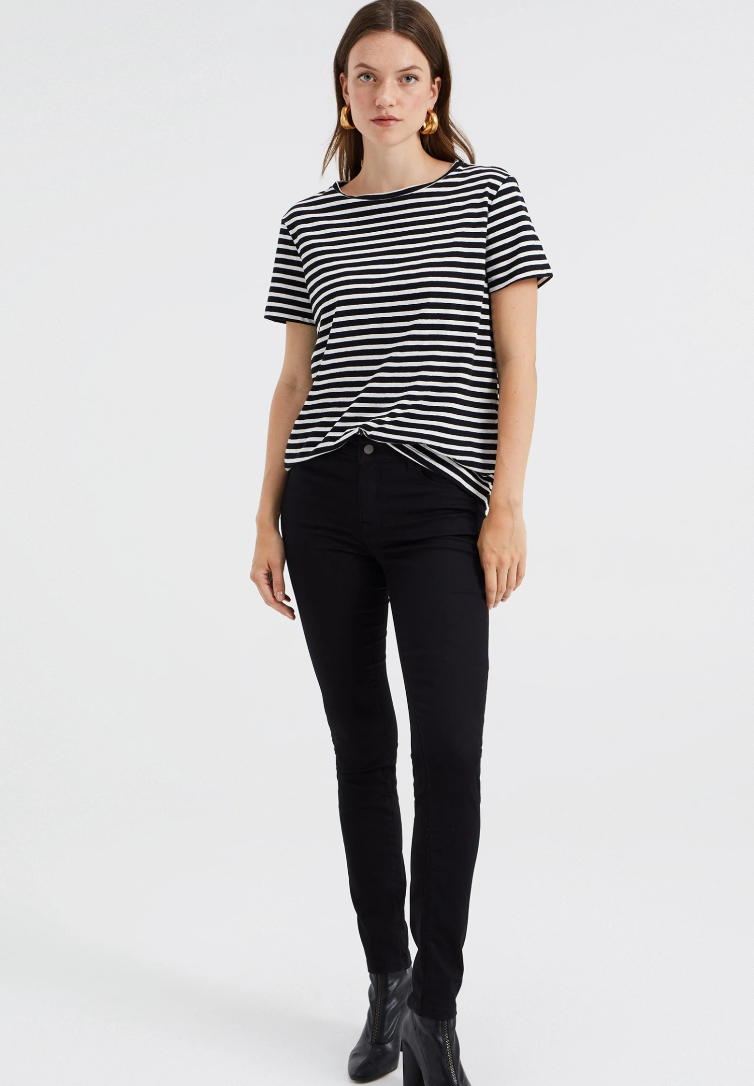 WE FASHION High Rise - Jeans Skinny Fit - Black 2 WE FASHION High Rise - Jeans Skinny Fit - Black - Afbeelding 2