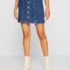 Vero Moda Vmpetra Short Skirt - Jeansrok - Medium Blue Denim