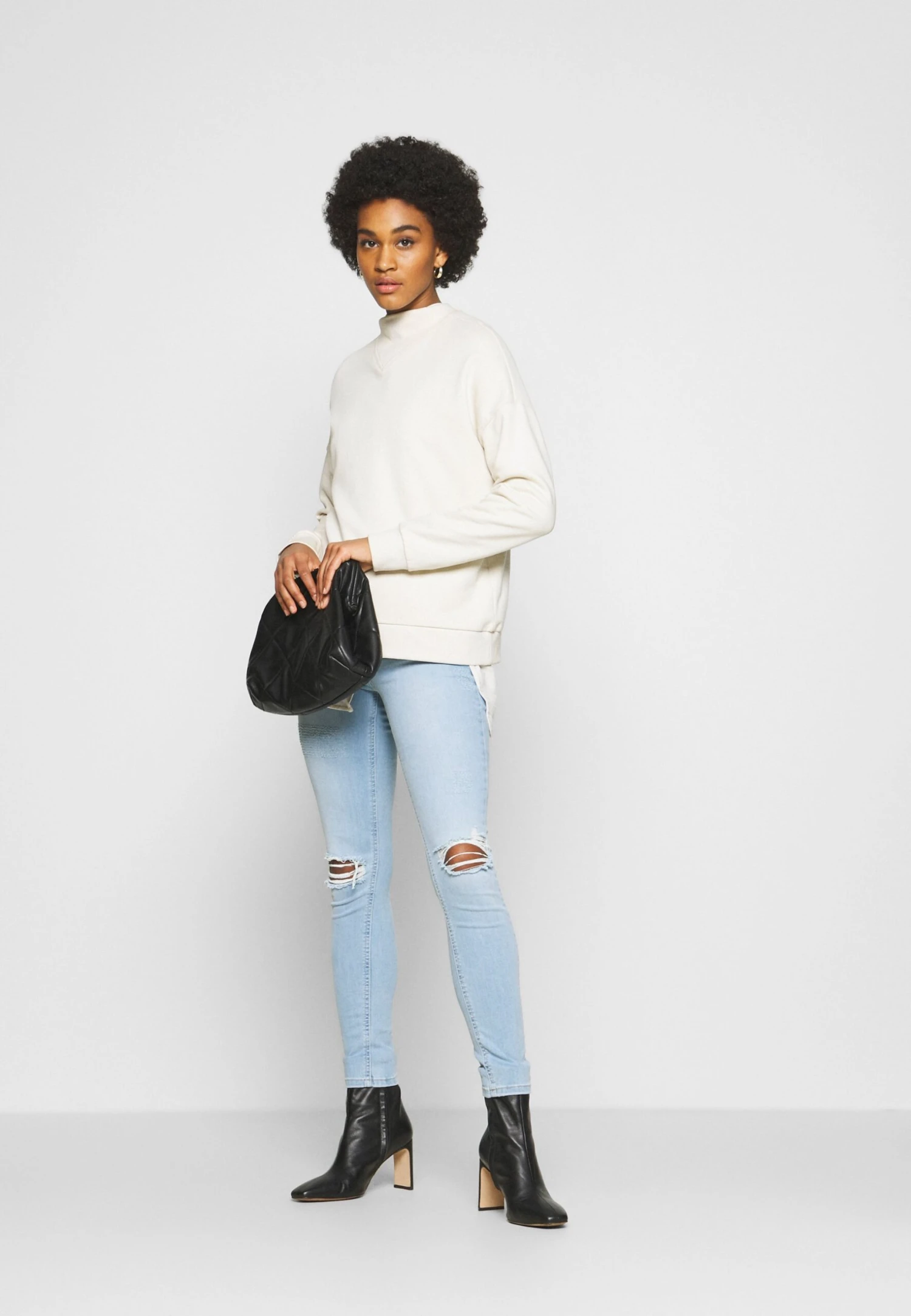 NA-KD High Waist - Jeans Skinny Fit - Light Blue 2 NA-KD High Waist - Jeans Skinny Fit - Light Blue - Afbeelding 2