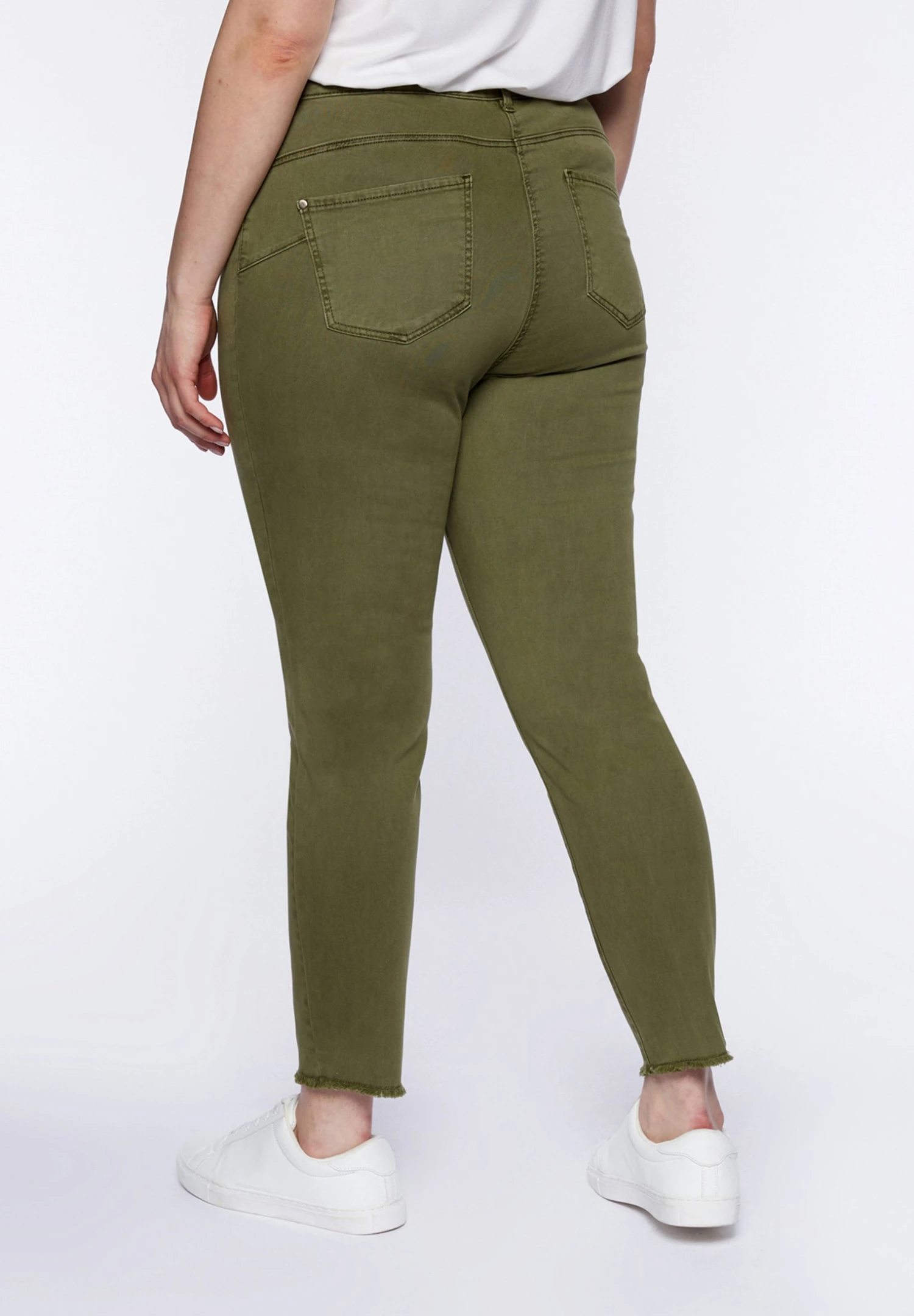 Push Up - Jeans Skinny Fit - Verde 3 Push Up - Jeans Skinny Fit - Verde - Afbeelding 3