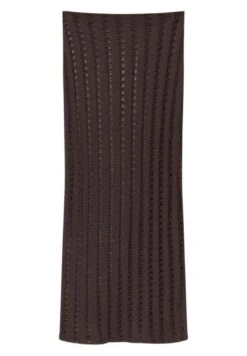 PULL & BEAR Maxirok - Dark Brown -Only Mode Winkel c1ae2d3407fd4d9cad6827a0a7272ba7